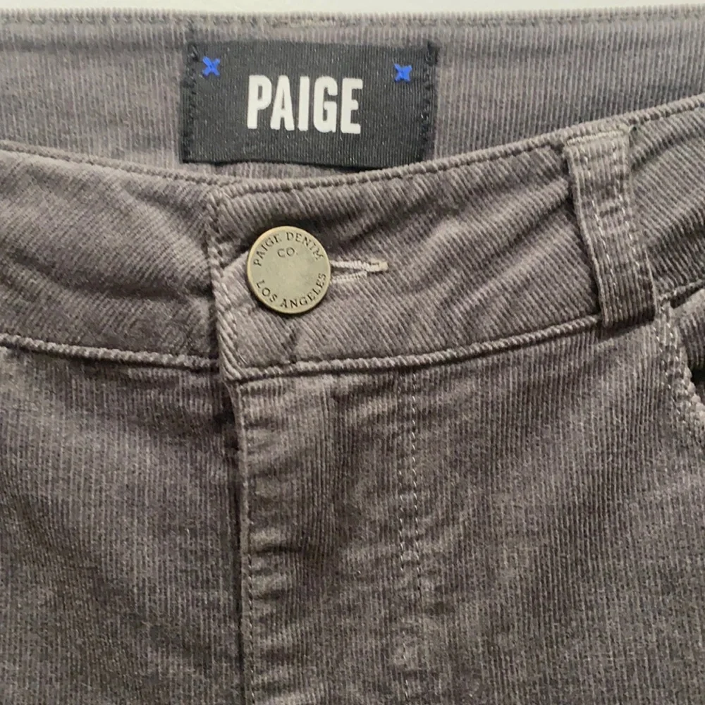 Final Sale 👀 No More Low Offers PAIGE HOXTON HIGH-RISE SLIM CORDUROY PANTS